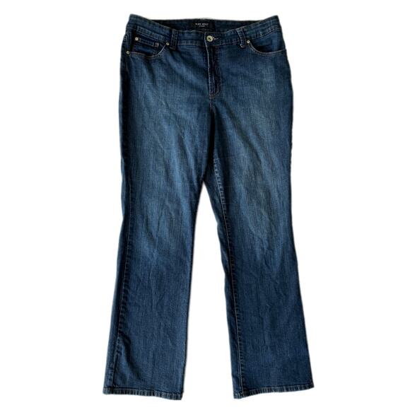 Nine West 16 Dark Wash West End Bootcut Jeans - Picture 1 of 6
